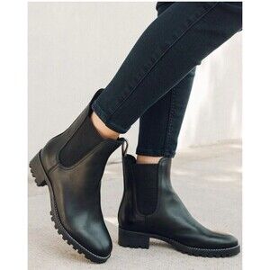 Soludos Black Ankle Boots